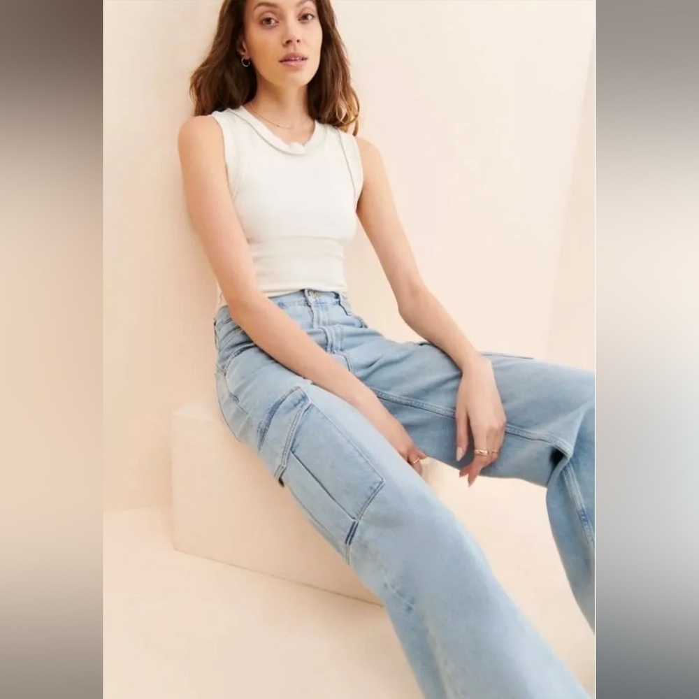 Agolde Minka Cargo Jean, Size 33 - Picture 5 of 11